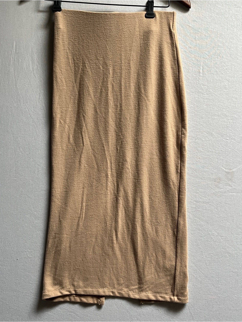 Wilfred Sleeveless Knit Midi Skirt Camel Size XS